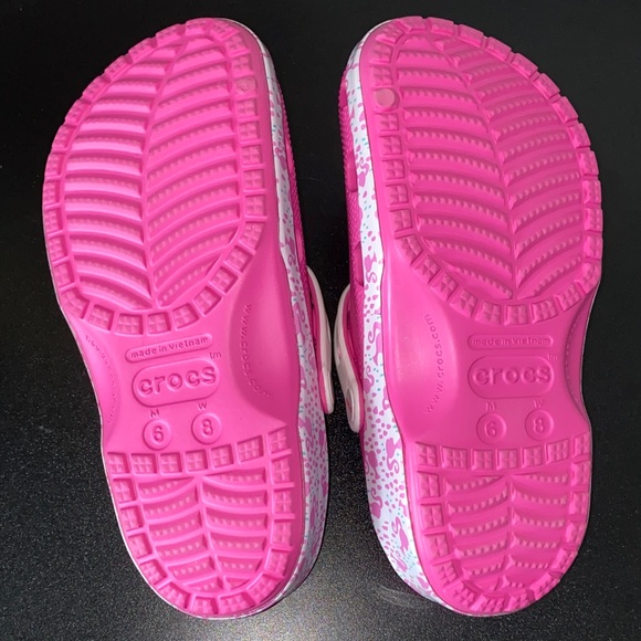 Barbie Adult Hot Pink Crocs with Charms - Picture 3 of 6
